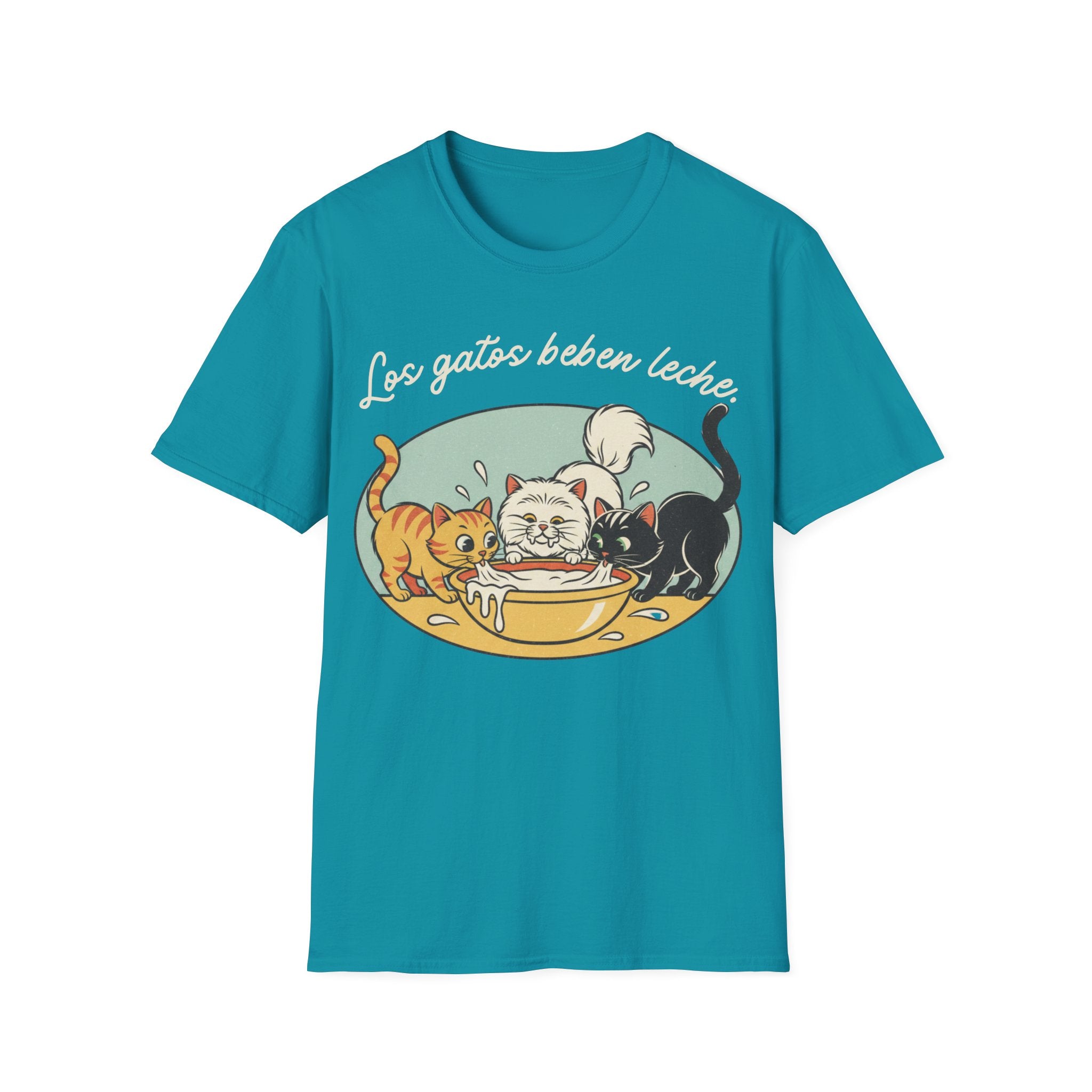 Los Gatos Beben Leche T-shirt