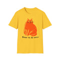 Born to Be Wild Orange Cat T-Shirt