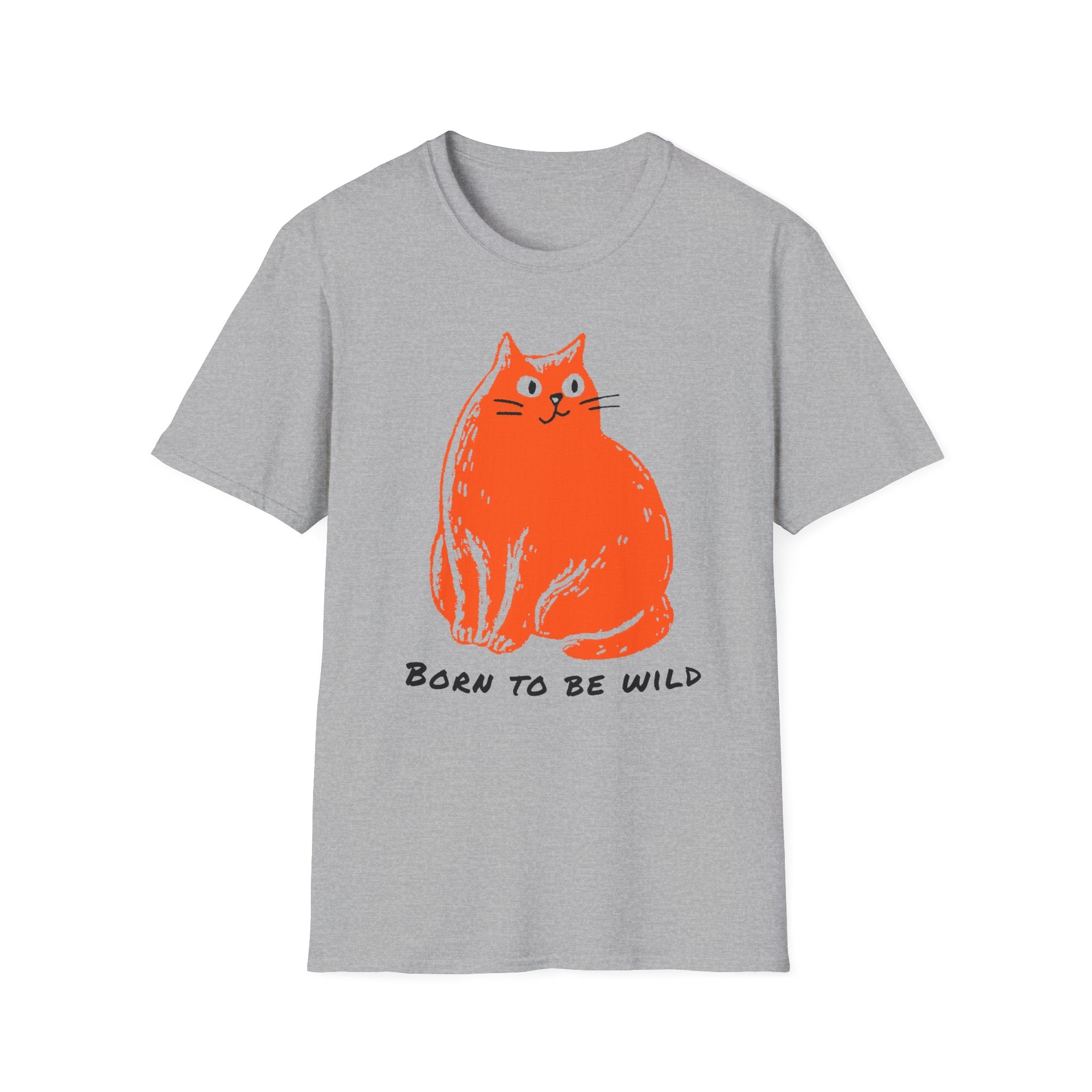 Born to Be Wild Orange Cat T-Shirt
