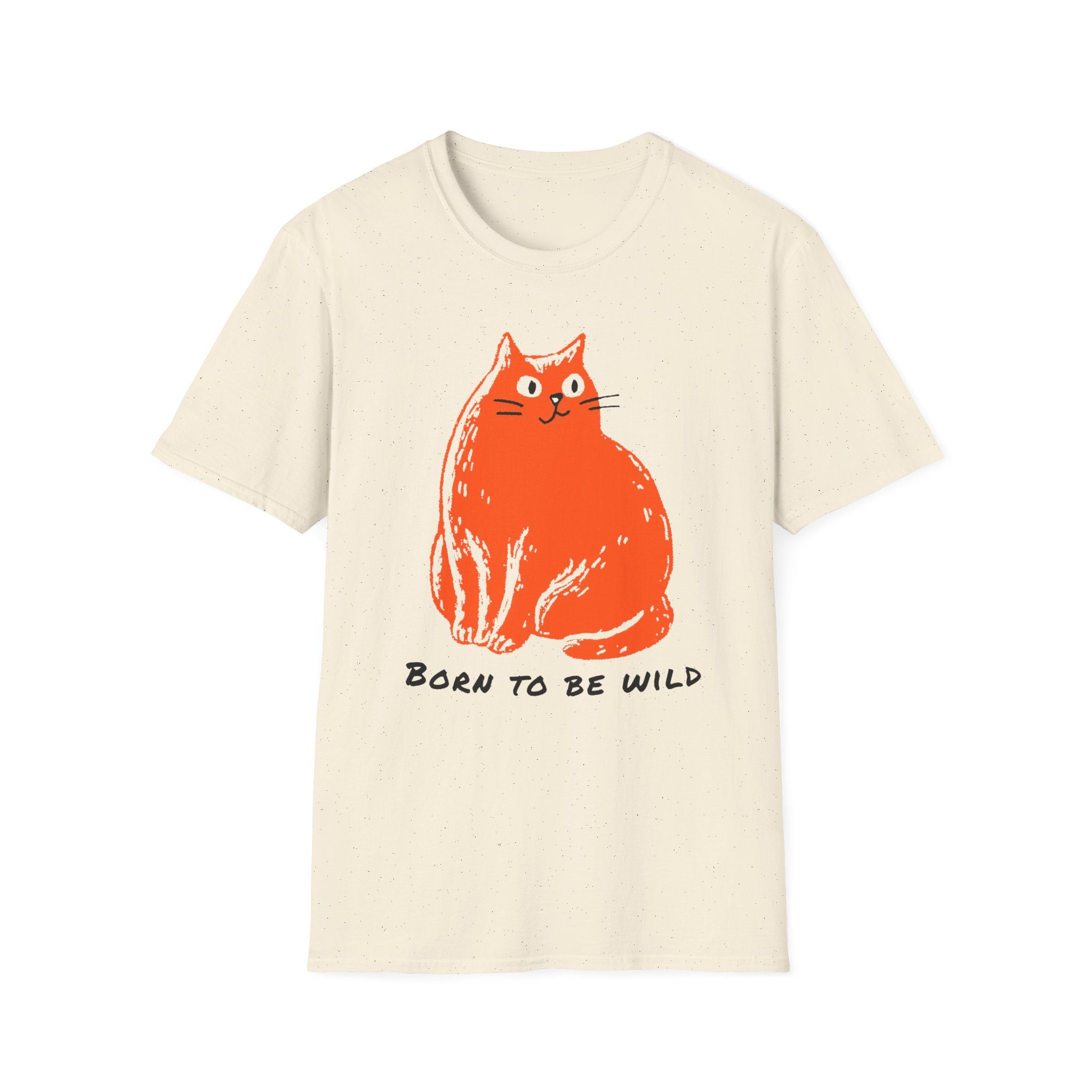 Born to Be Wild Orange Cat T-Shirt