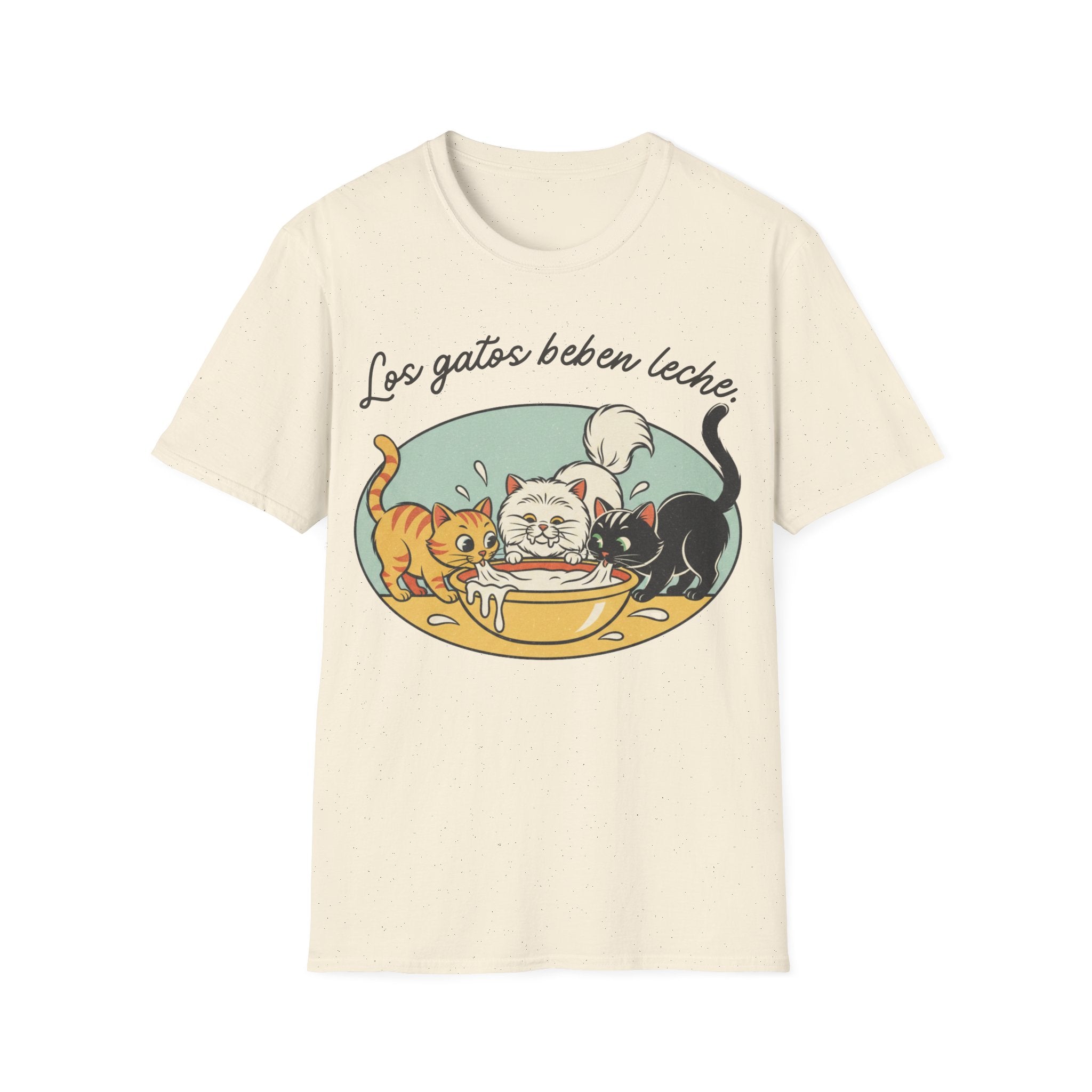 Los Gatos Beben Leche T-shirt