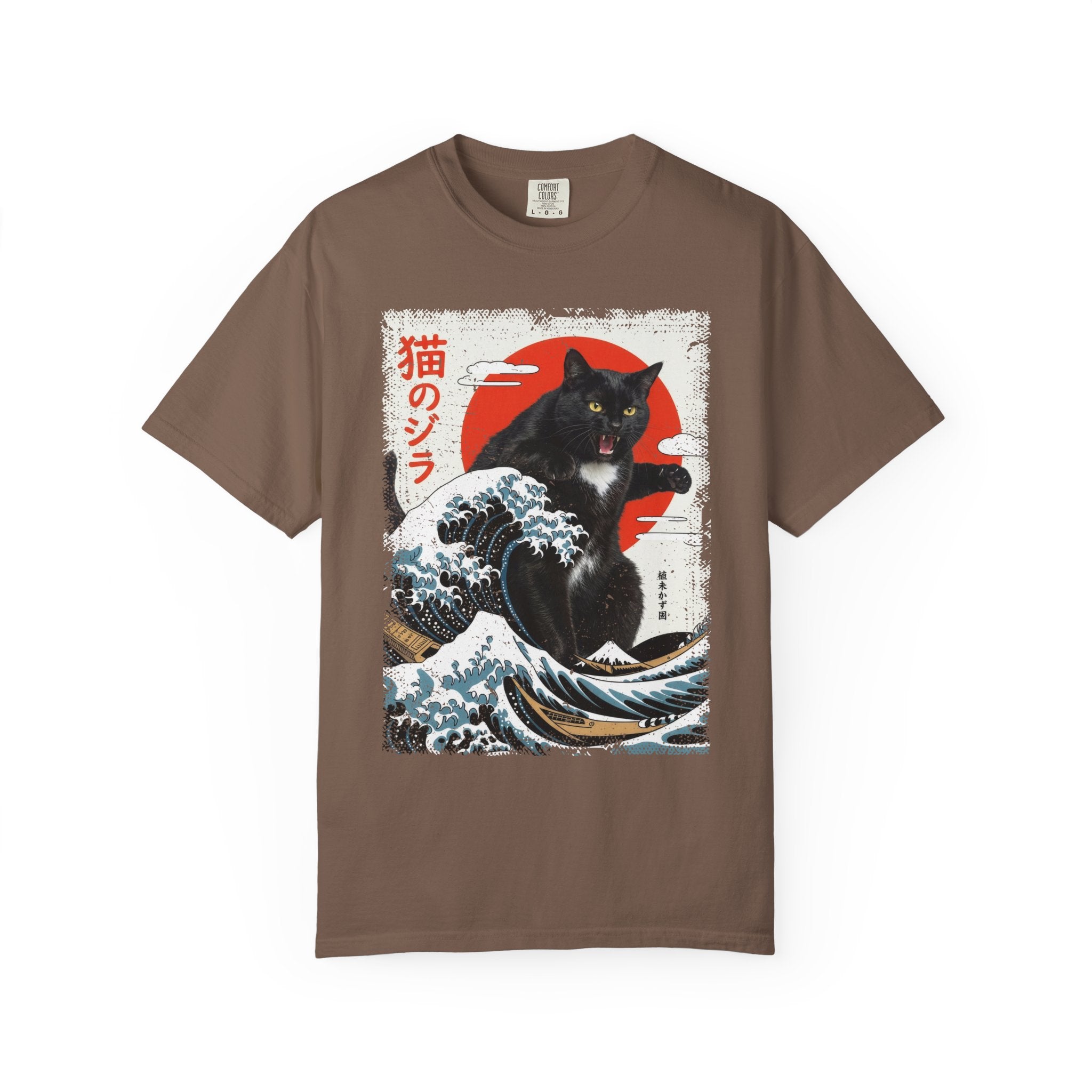 Ukiyo-e Catzilla T-shirt
