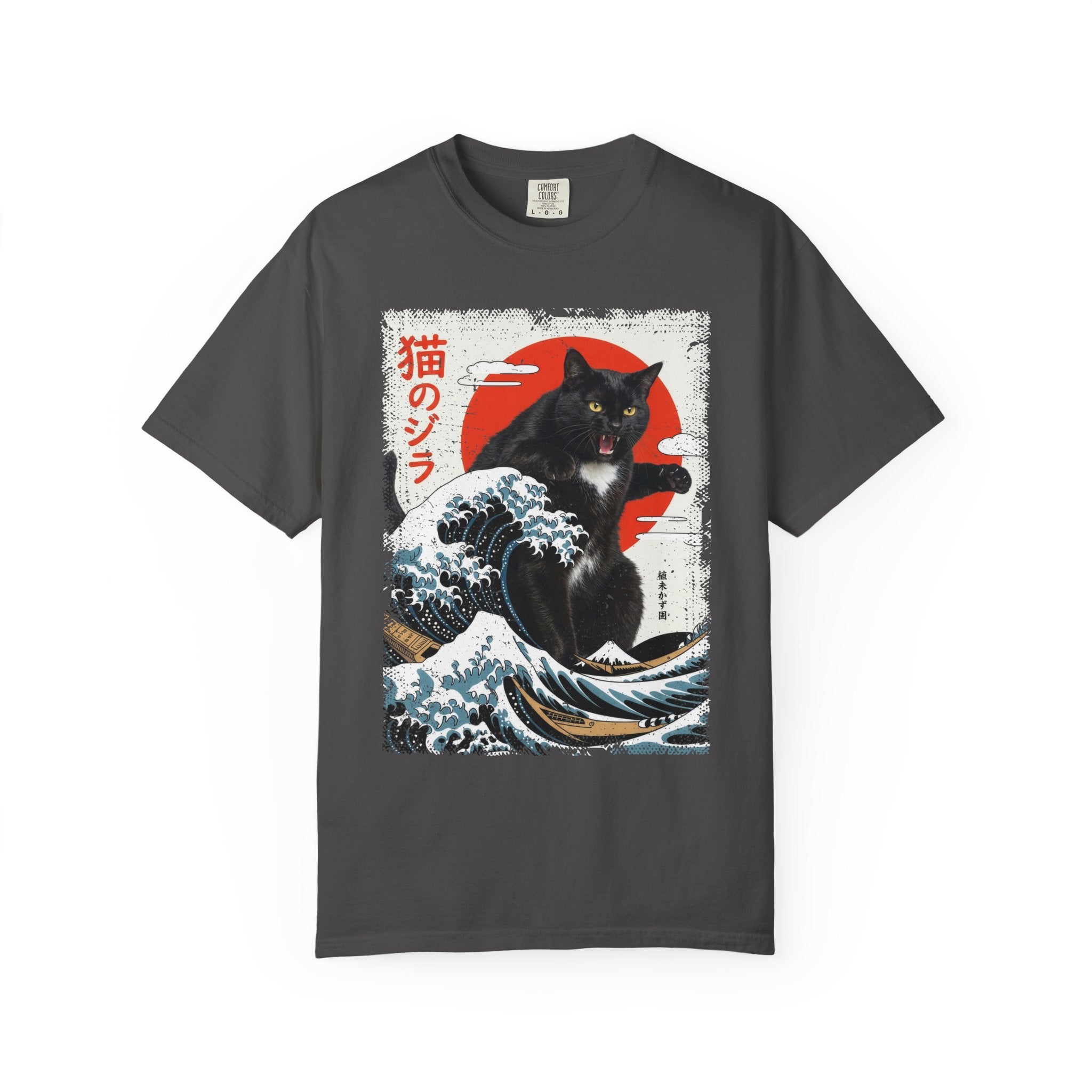 Ukiyo-e Catzilla T-shirt