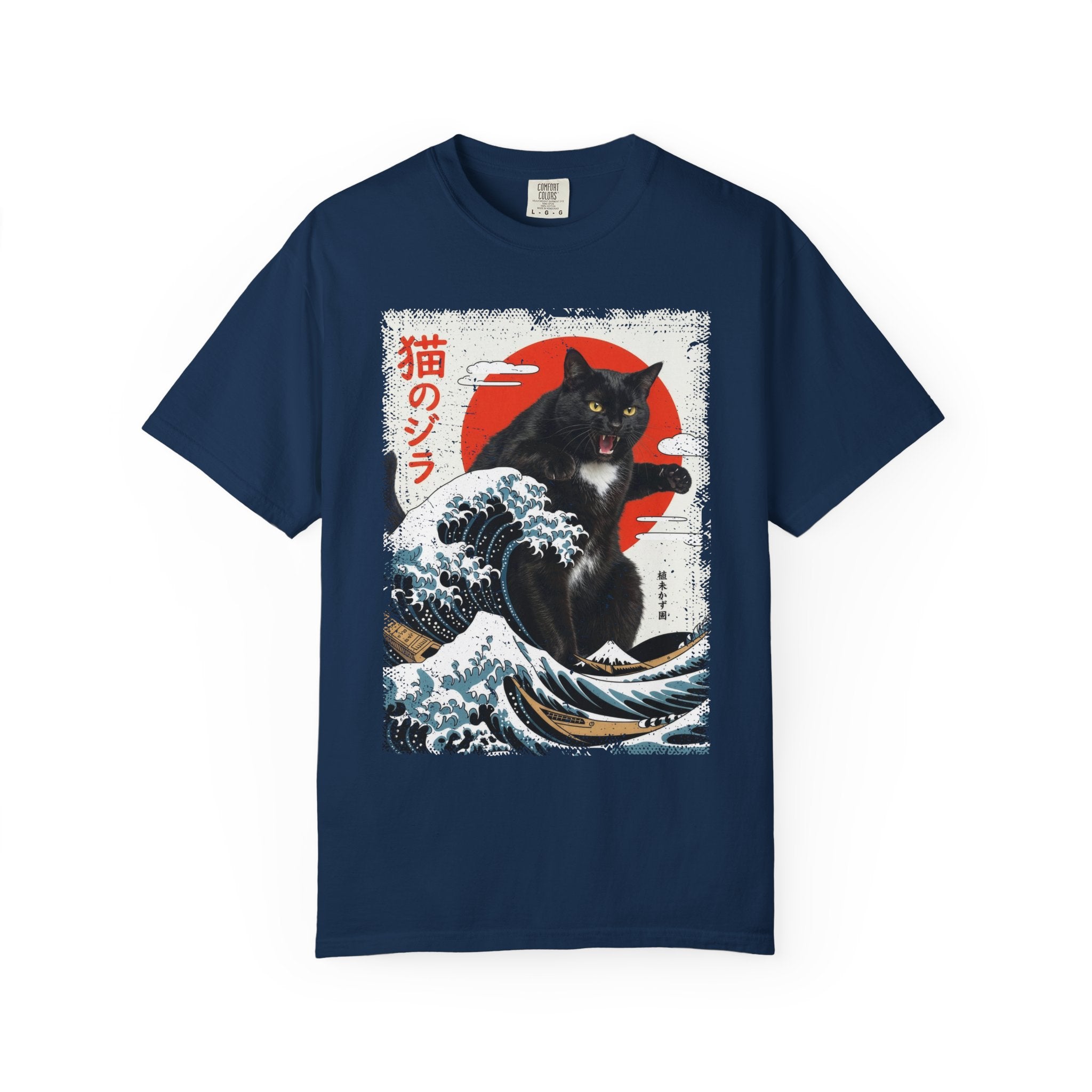 Ukiyo-e Catzilla T-shirt