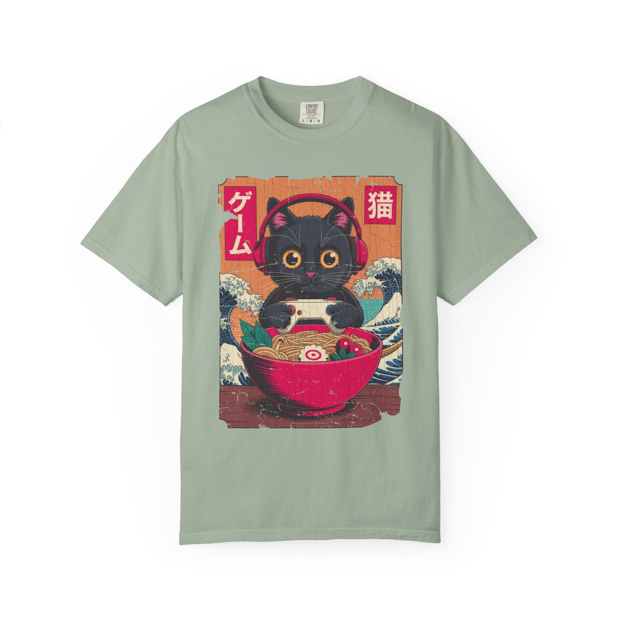 Vintage Ramen Cat T-Shirt