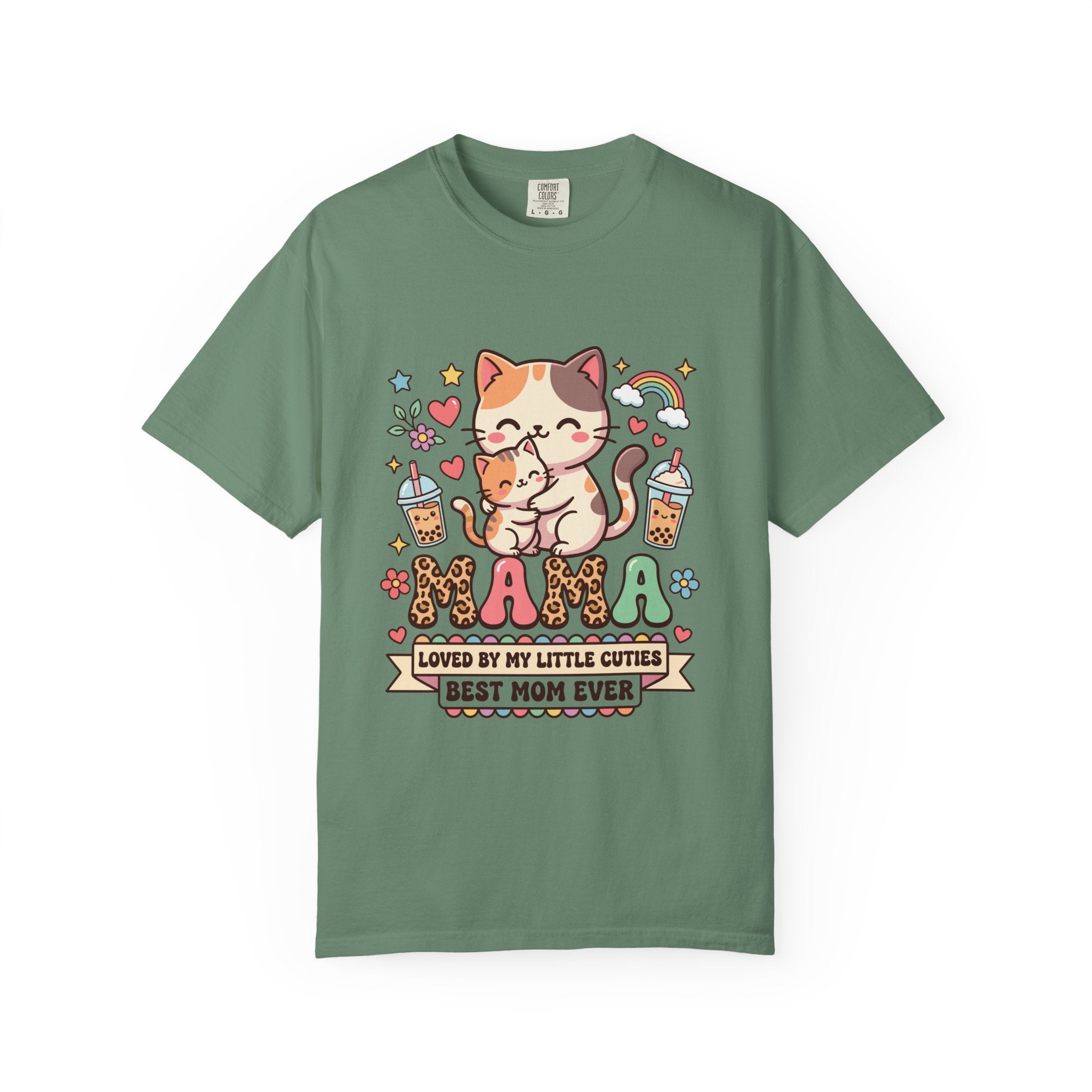 Mama Cat Graphic T‑Shirt