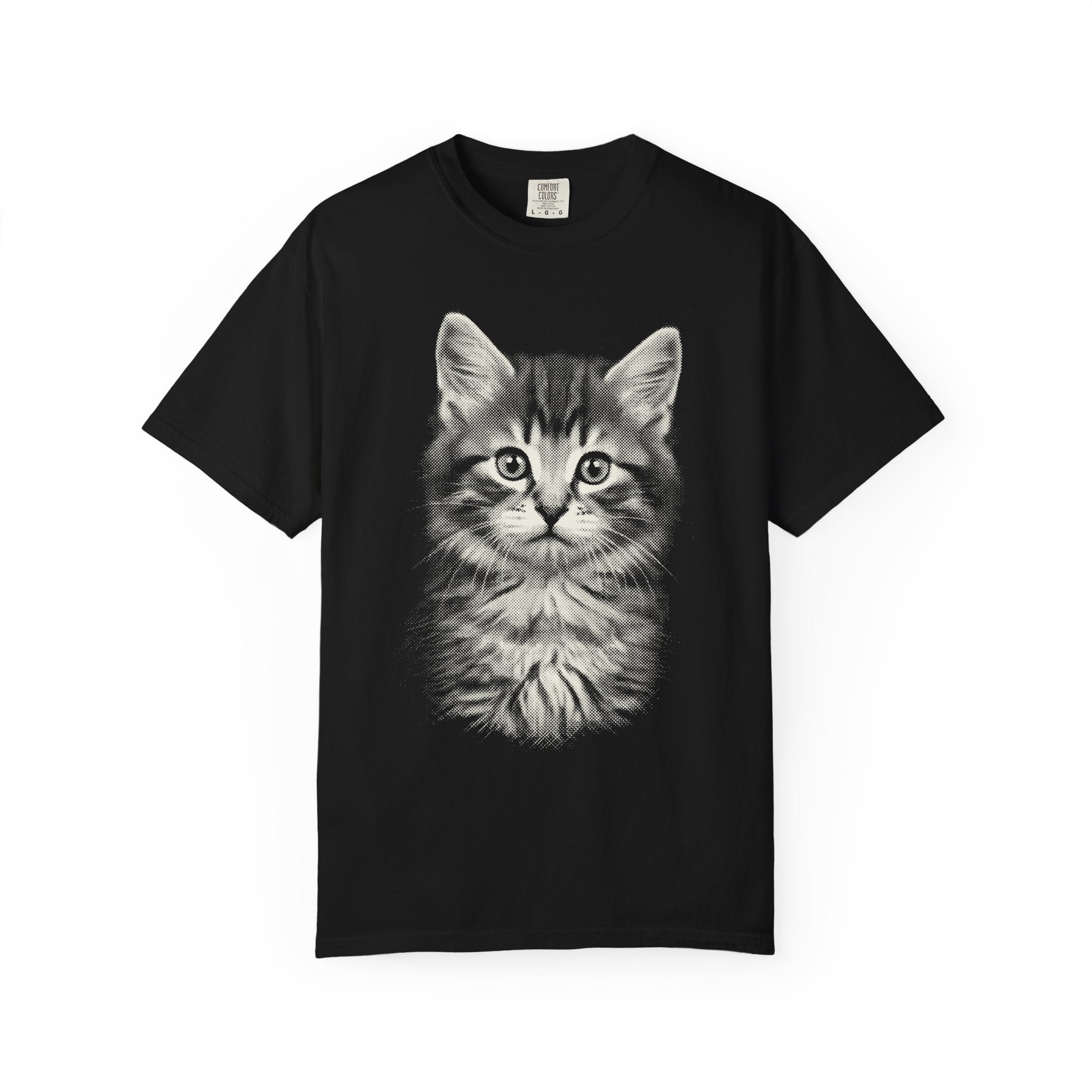 Halftone Kitten T-Shirt