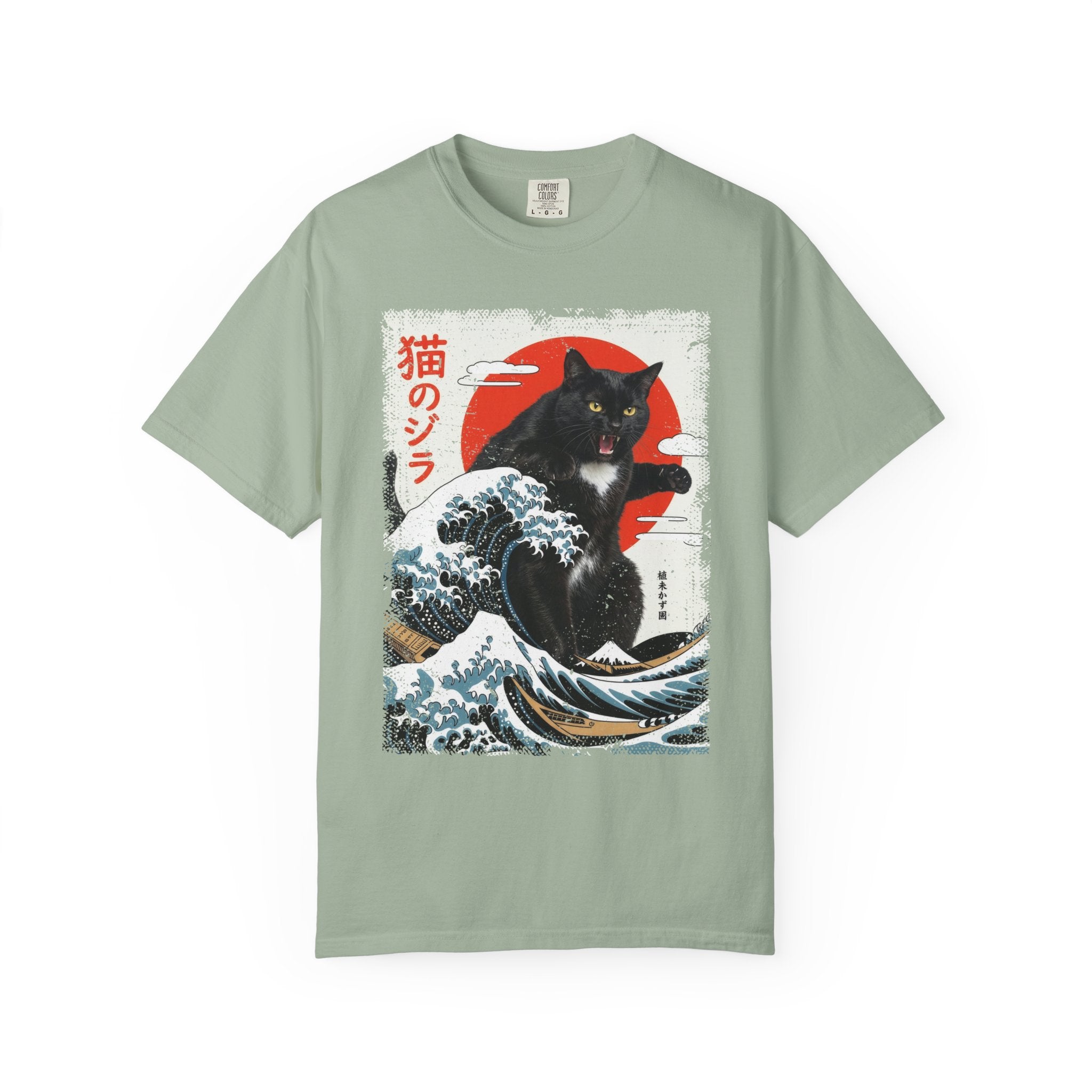 Ukiyo-e Catzilla T-shirt
