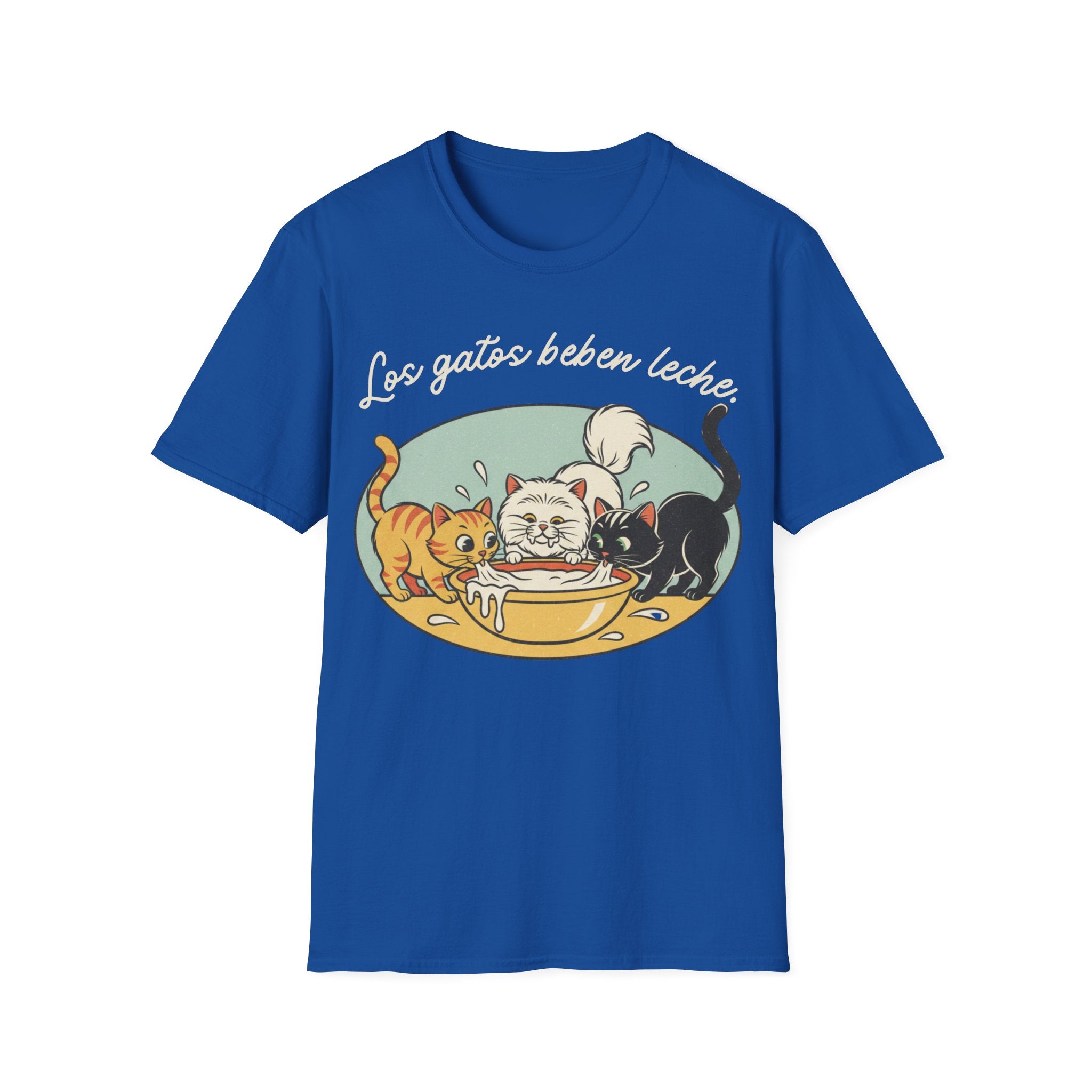 Los Gatos Beben Leche T-shirt