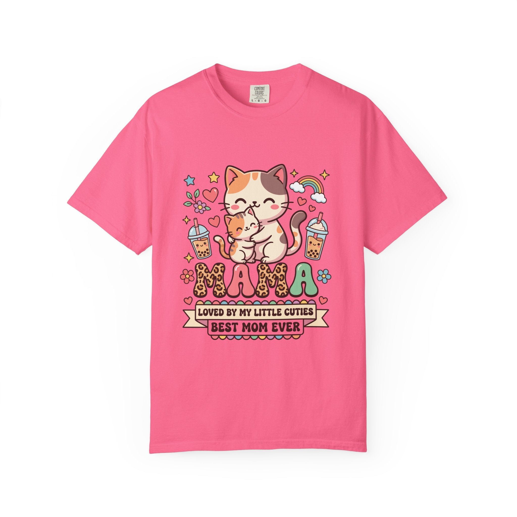 Mama Cat Graphic T‑Shirt