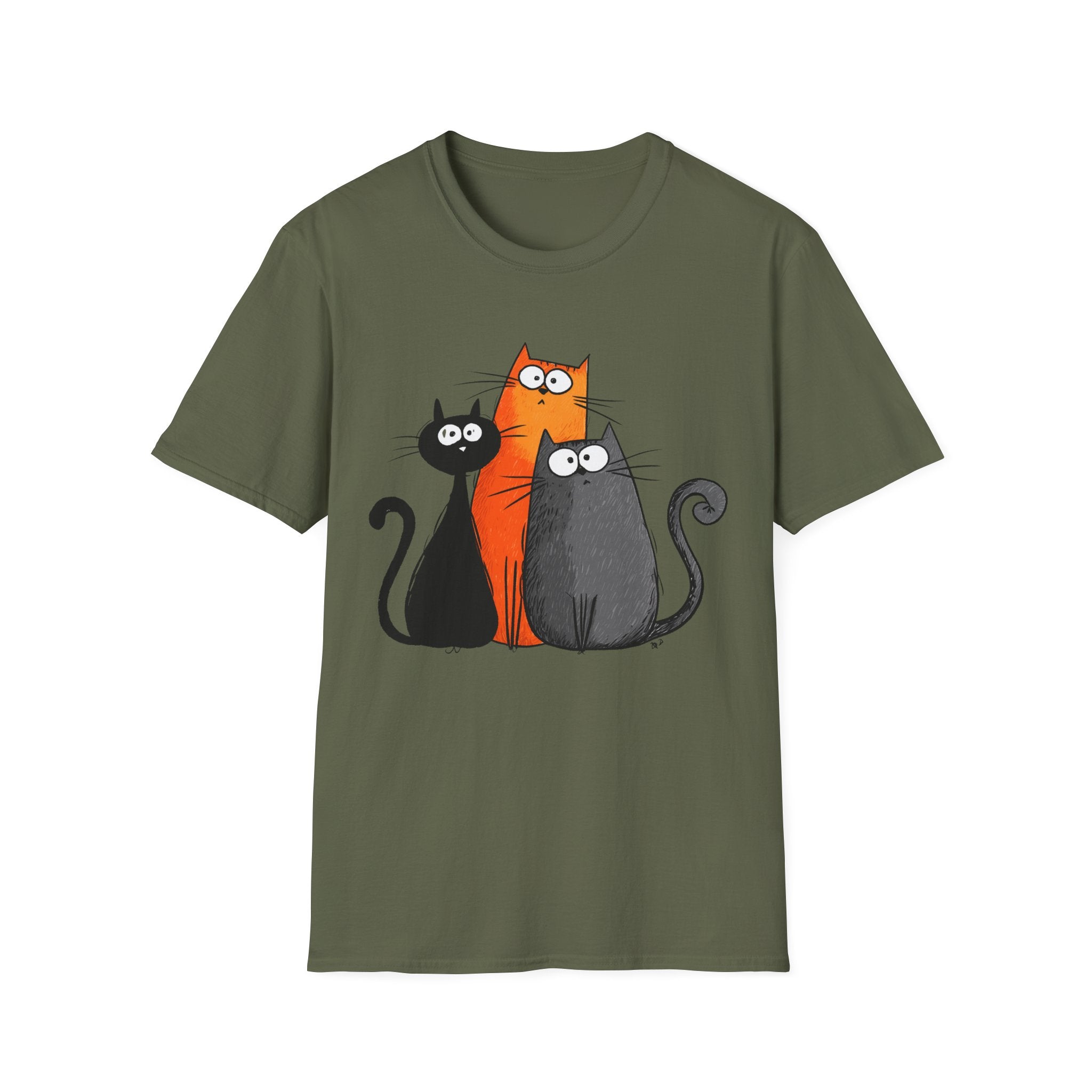 Cute Trio Cats T-Shirt