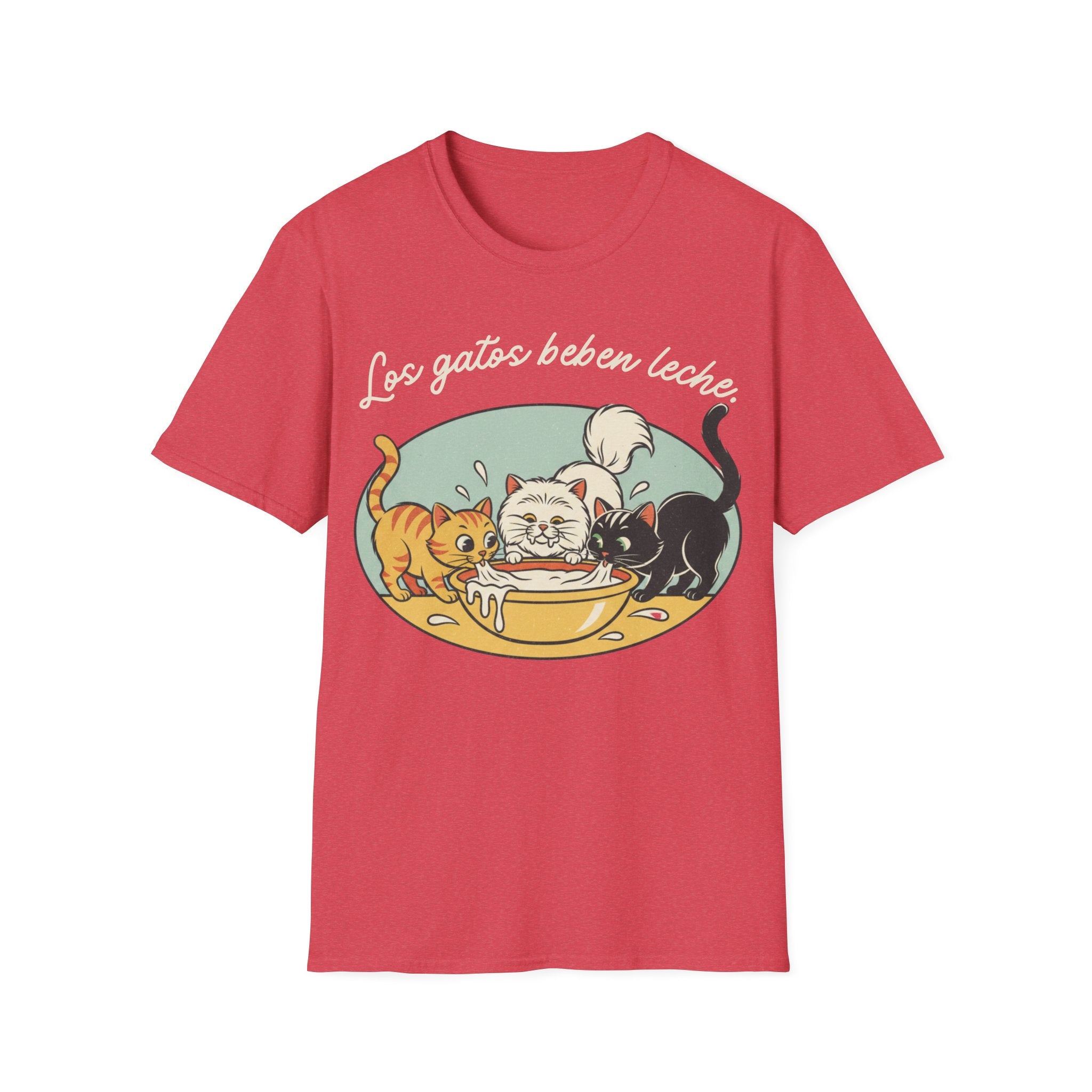 Los Gatos Beben Leche T-shirt