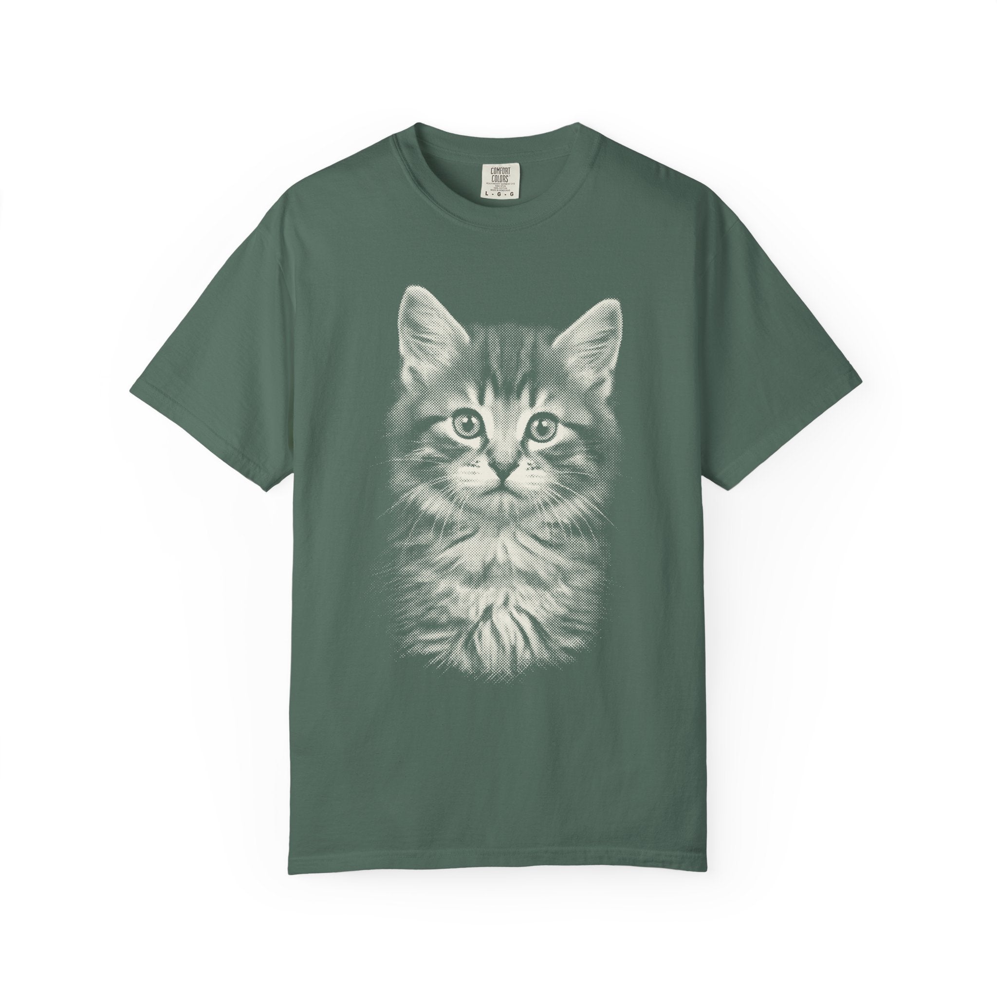 Halftone Kitten T-Shirt
