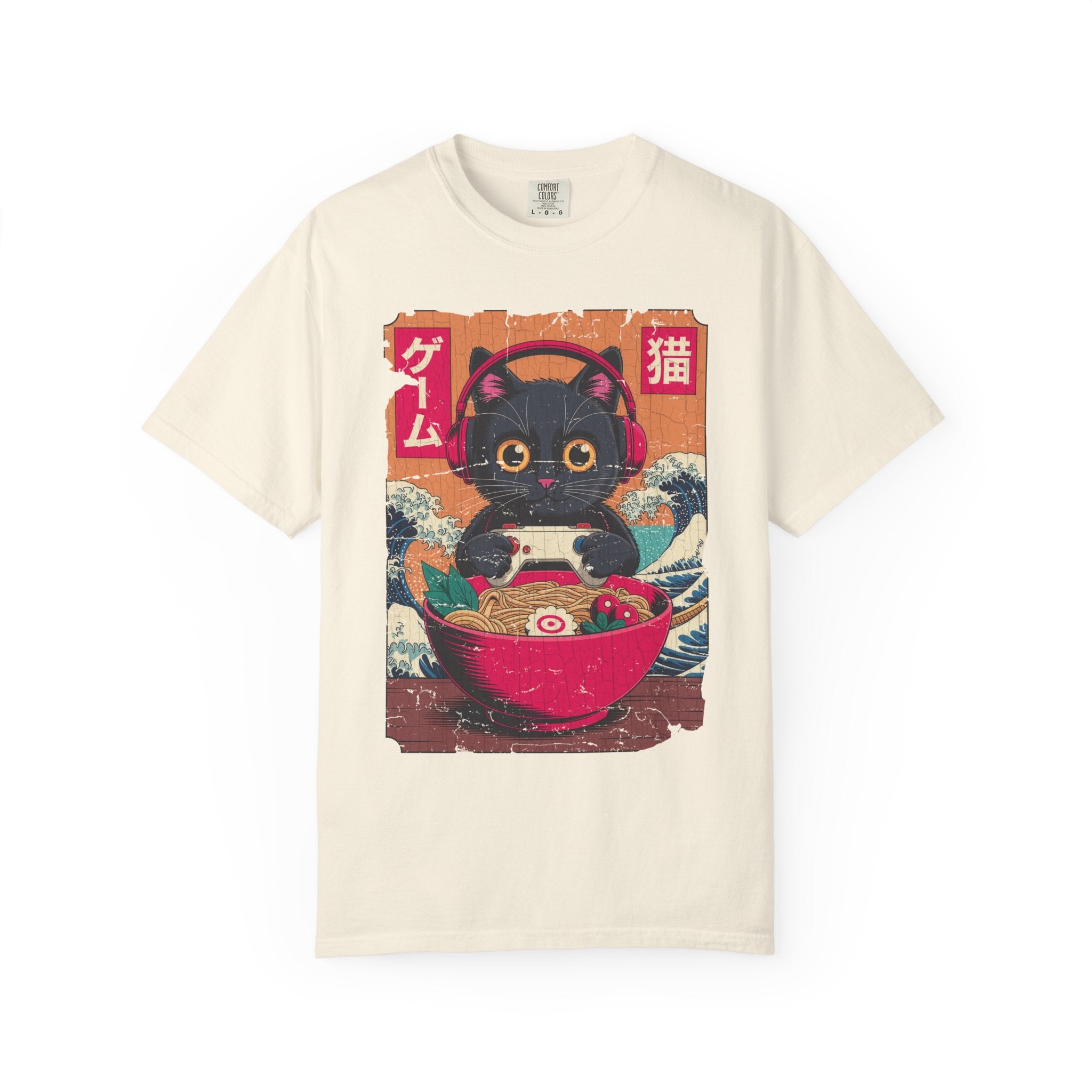 Vintage Ramen Cat T-Shirt